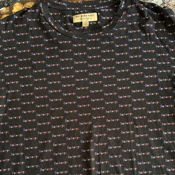 Burberry Other - Burberry Navy and Red Logo Tee